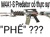 Game thủ nhận xét như thế nào về M4A1-S Predator